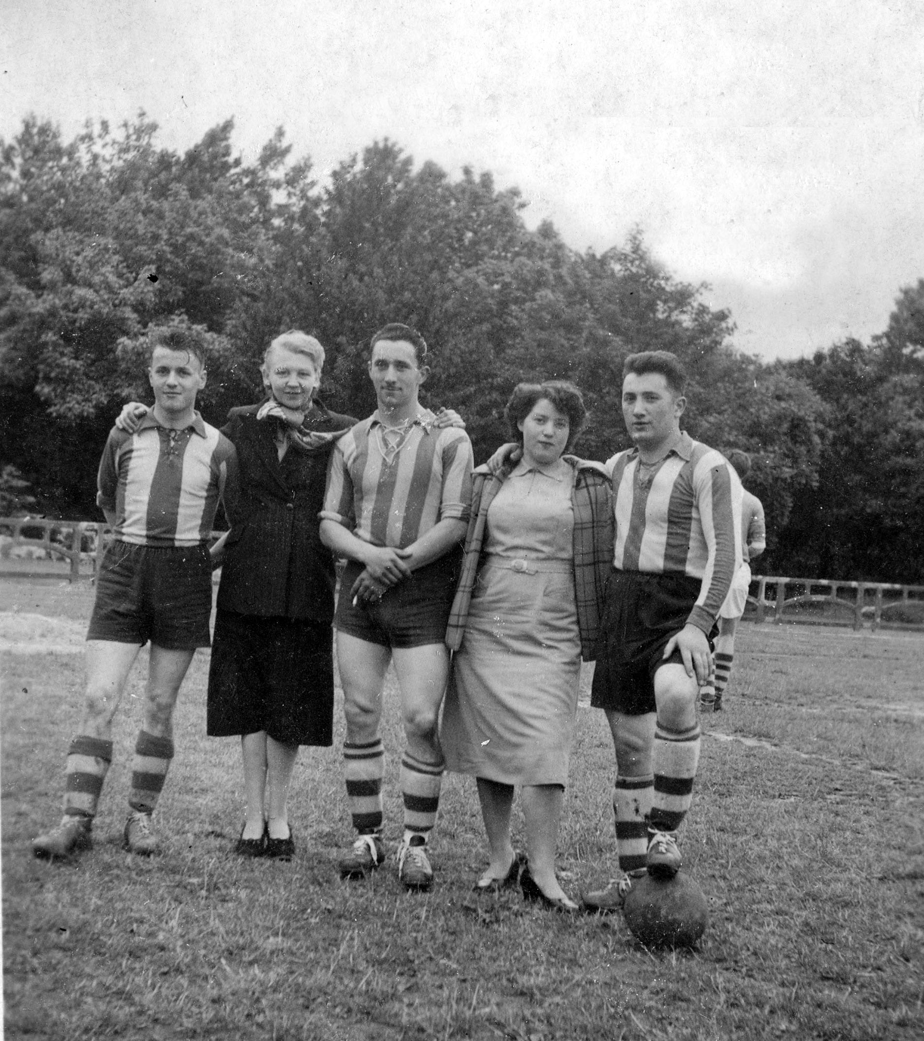Football en 1954 Vinalmont, nostalgie